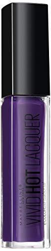Maybelline New York Vivid Hot Lacquer rossetto liquido Effetto lacca, MAYBELLINE Color Sensational 78 Royal Unisex Adulto, azul cobalto, Estándar