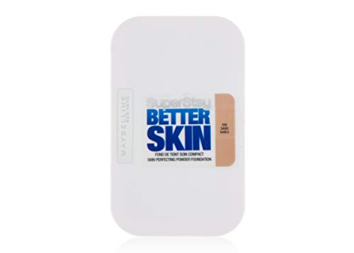 Maybelline SuperStay Better Skin 30 Sand/Sable - polvos faciales (Mujeres, Piel normal, Sand/Sable, Mate, Polvo, METHICONE, HYDROGENATED PALM OIL, CAPRYLYL GLYCOL, ASCORBYL GLUCOSIDE, CALCIUM PANTOTHENATE, ZINC GL)