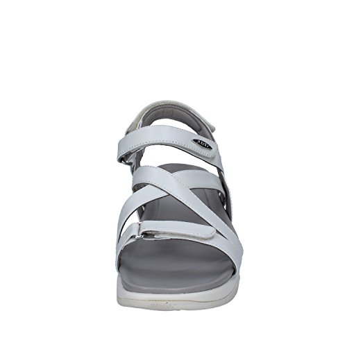 MBT KIBURI W, Sandalias con Punta Abierta para Mujer, Blanco (White 16), 38 EU