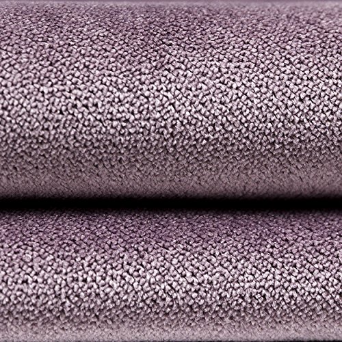 McAlister Textiles Mantas de Terciopelo Mate, poliéster, Morado, Table Runner (34cm x 274cm)