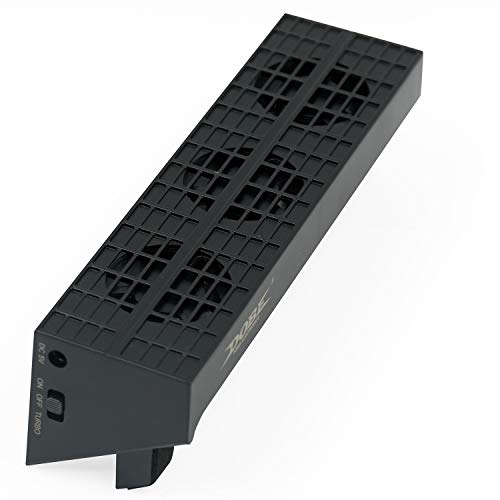 Mcbazel DOBE Control de temperatura automático externo inteligente Enfriador de ventilador de 3 ventiladores para consola de juegos Slim PS4 (NO para PS4 o PS4 Pro)
