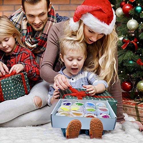 McNory 12 Bombas de Baño,Set Bolas de Baño con Aceites Esenciales,Bath bombs Baño de Burbujas,Sales de Baño,Navidad Dia de san valentin Regalo femenino