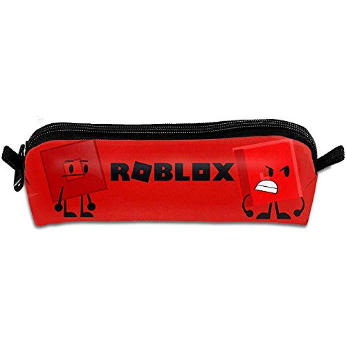 Mdqqqccc Estuche Portátil Para Lápices Rob-Lox Logo Bolso Para Lápices Estuche Para Lápices Con Cremallera Porta Bolígrafos Para Estudiantes