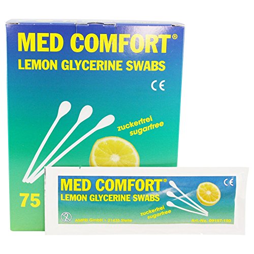 MED COMFORT - Bastoncillos para higiene bucal (75 unidades)