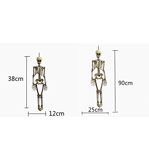 MED Horror de la casa encantada de Vestir Simulación Shantou Esqueleto Fantasma Trucos Atrezzo decoración de la Barra Creativo Fantasma (Size : L)