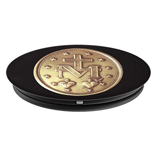 Medalla Milagrosa Medallón Católico PopSockets Agarre y Soporte para Teléfonos y Tabletas