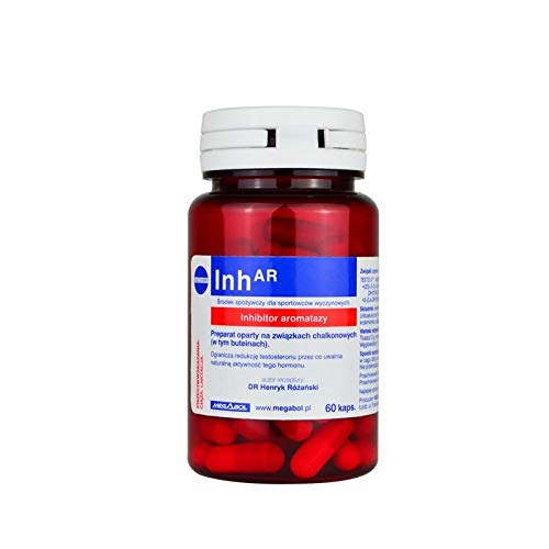 Megabol Inh-AR Aromatase Estrogen Blocker 60 caps and Super Vitamins = Testosterone Boost, Lean Muscle Mass, Overall health
