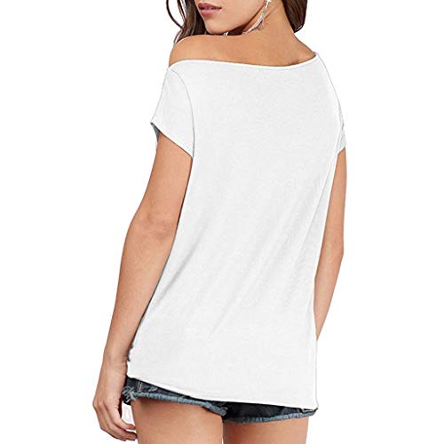 MEIbax Mujer Camiseta Tirantes Verano/Hombro sin Tirantes Color sólido/Mujeres Camisetas sin Mangas Tank Tops Dama Blusa Camisas Chaleco Deportiva Deporte Gimnasio Casual Suelta