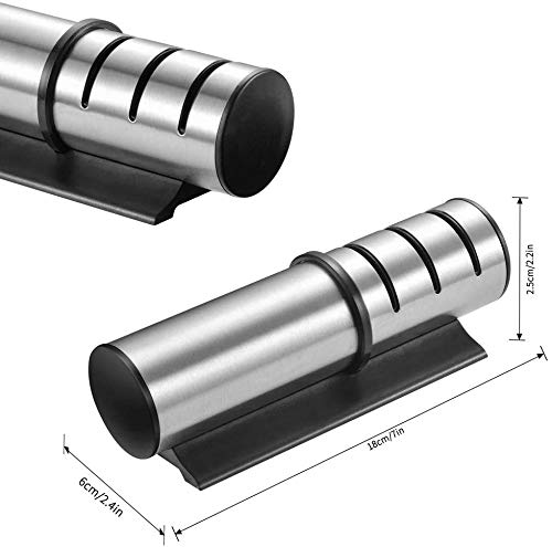 Mejor Profesional afilador de cuchillos 3 Herramienta Etapa cocina de acero inoxidable for la restauración de la maquinilla de afeitar debido a sus hojas