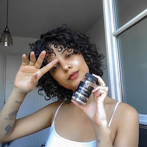 Mejores vitaminas para el cabello - GrowPro - Hair Growth Supplements con fórmula fortalecedora de uñas para uñas más fuertes y largas