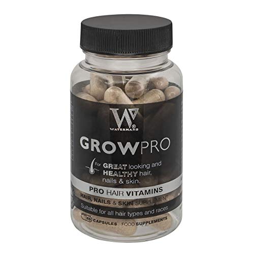 Mejores vitaminas para el cabello - GrowPro - Hair Growth Supplements con fórmula fortalecedora de uñas para uñas más fuertes y largas