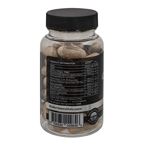 Mejores vitaminas para el cabello - GrowPro - Hair Growth Supplements con fórmula fortalecedora de uñas para uñas más fuertes y largas