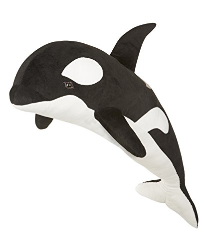 Melissa & Doug- Orca - Plush, Color Negro/Blanco (18802)