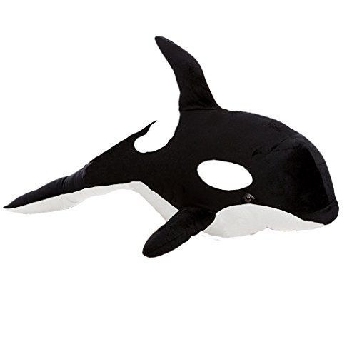 Melissa & Doug- Orca - Plush, Color Negro/Blanco (18802)