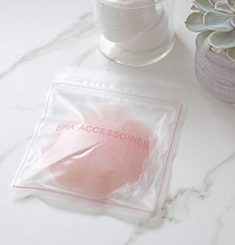 MELLAD Ltd Parches/Cubiertas de Pezón de Silicona - Pétalos Invisibles para Pechos, Reutilizables Lift Sujetador. Adhesivos Pezones Push Up (2 Pairs (1 Flower & 1 Round))