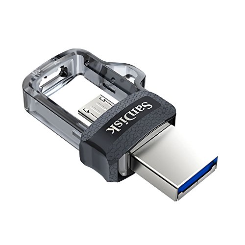 Memoria flash USB SanDisk Ultra Dual m3.0 de 32 GB con USB 3.0 y hasta 150 MB/s
