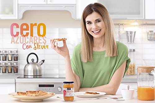 Mermelada sin azúcar Extra Melocotón Jumel. Mermelada con Stevia. Mermelada gourmet, tu desayuno o merienda más saludable, con todo el sabor. Pack de 4 unidades (1,49 €/u).