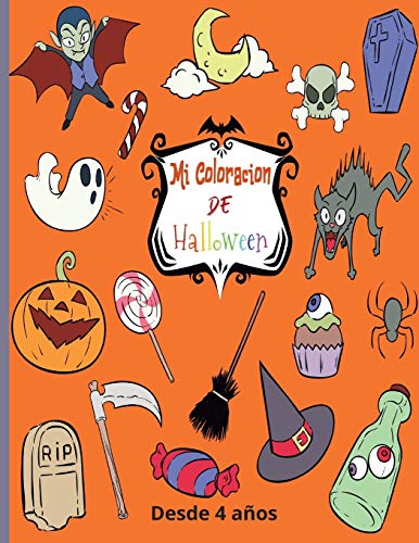 Mi Coloracion De Halloween: Folleto especial de colorear para Halloween y el Día de los Muertos - Desde 4 años - 66 Colorear único y divertido - Idea de regalo artístico para niños