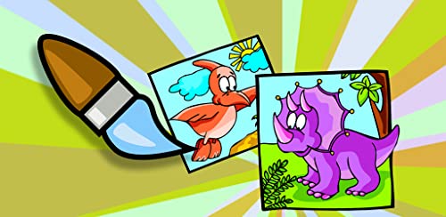 mi dino libro para colorear para los niños y juego de pintura dinosaurio niño