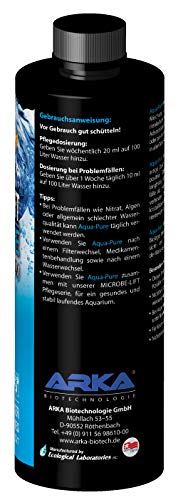 MICROBE-LIFT Aqua-Pure – Medio de Filtro líquido con bacterias vivas para Cualquier Acuario de Agua Dulce y Agua Salada, 473 ml