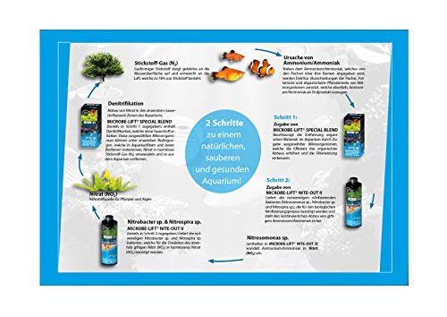Microbe-Lift Starterset 473ml Set de iniciación para Tanque de Peces, 1 x Mezcla Especial 473ml y 1 x Nite out 473ml