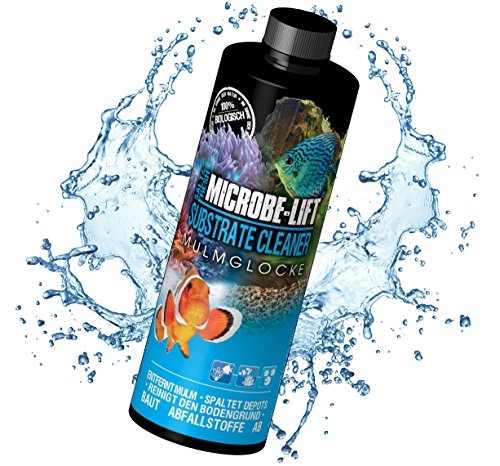 MICROBE-LIFT Substrate Cleaner – bacterias Altamente activas para la eliminación de Suciedad en acuarios, Agua Dulce y de mar, 473 ml