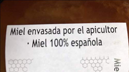 Miel de la Sierra de Ávila Envasada Directamente de Apicultor, 100% española. 1 kilo Neto. Natural y Pura.