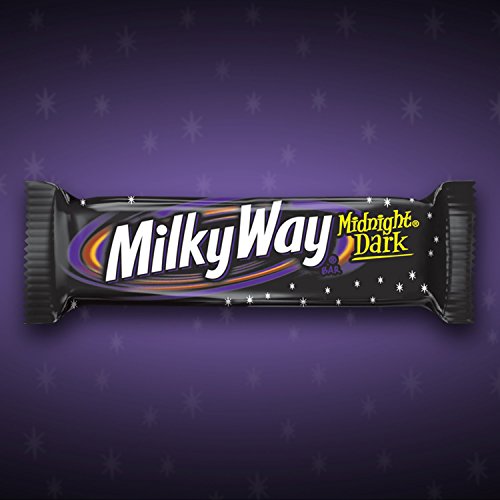 MILKY WAY MIDNIGHT DARK CHOCOLATE BAR 49.9g - AMERICAN CANDY BAR - 24 BARS