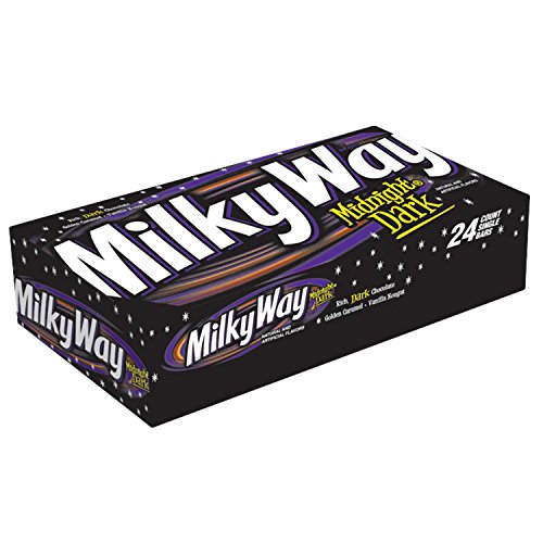MILKY WAY MIDNIGHT DARK CHOCOLATE BAR 49.9g - AMERICAN CANDY BAR - 24 BARS
