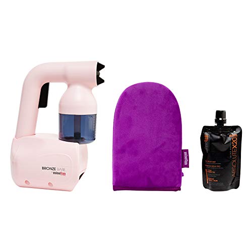 MineTan - Kit de bronceado personal para bebé, color rosa - portátil, en casa, máquina de bronceado con solución de bronceado en aerosol, MIH201702-EU