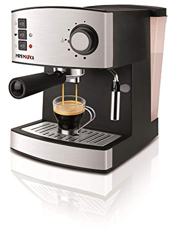 Mini Moka CM-1821 999.319 Cafetera Espreso 15 Bar / 850 W / 1,6 L, 1 Cups, 0 Decibeles, Acero Inoxidable