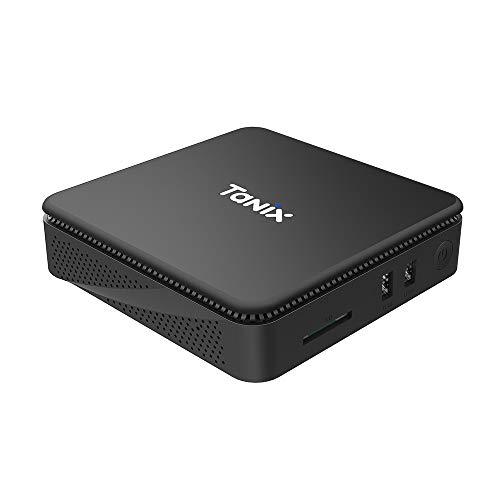 Mini PC Windows 10 Pro Intel Atom x5-Z8350 Procesador 4GB RAM 64GB eMMC, WiFi Dual 2.4G/5.8G Ordenador de Escritorio,Equipado con una Velocidad de 1000Mbps LAN,BT4.2,4K HDMI+VGA Pantalla Dual