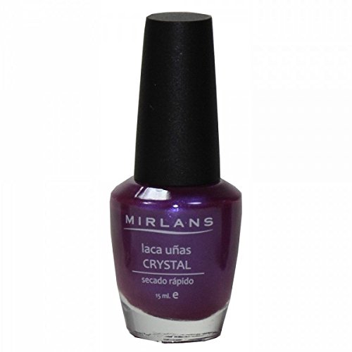 Mirlans, Laca uñas secado ultra rápido 15ml - Color Purpura