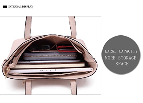 Miss Lulu - Bolso de asas de Sintético para mujer Beige beige