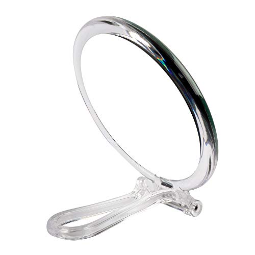 Miss Sweet Espejo de mano plegable con 10 aumentos e imagen real, espejo de viaje, S1 10X/1X Magnification