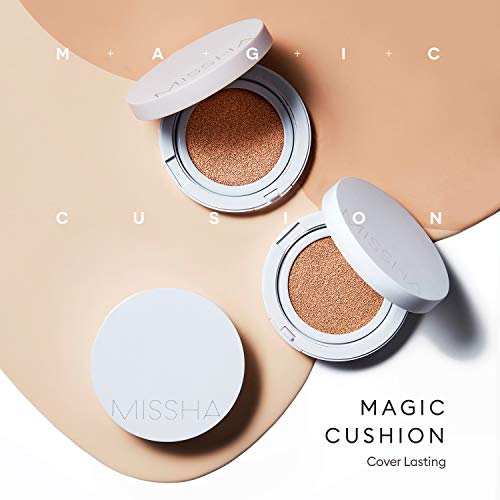 Missha M Magic Cushion – Base de maquillaje con protección SPF50 +/PA+++ (n.º 21), 1 unidad