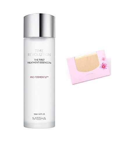 MISSHA Revolución blanco Tiempo Cure Blanc Ponerse Loción 130ml + Soltreebundle natural cáñamo papel 50Pcs 3 White Cure Blanc Ponerse Loción