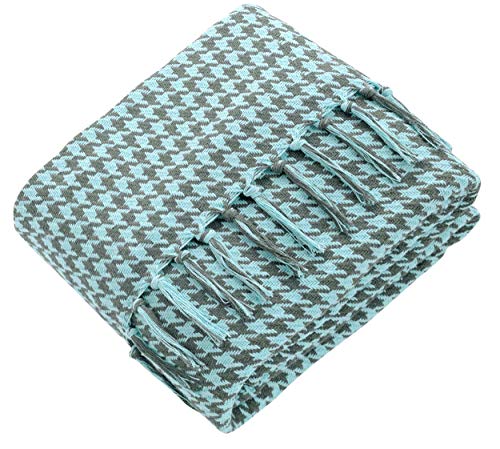 Mixibaby - Manta Reversible para sofá, Color Verde Menta