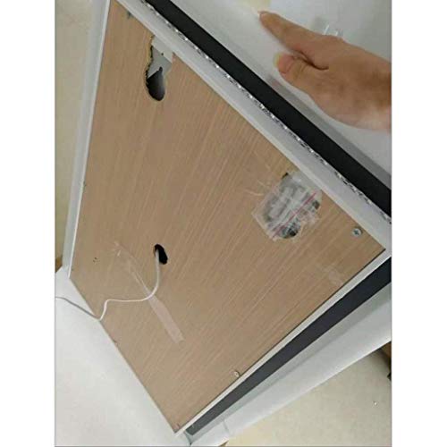 MKKSLR Luz de Espejo de baño iluminada con LED Inteligente, antiniebla Apósito de Afeitar Resistente al Agua Espejo Grande (tamaño: 600 * 800 mm)