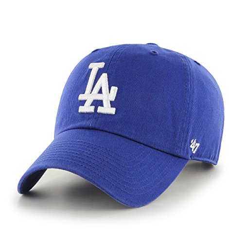 MLB Los Angeles Dodgers 47 Clean Up - Gorra Ajustable, Color Azul Real
