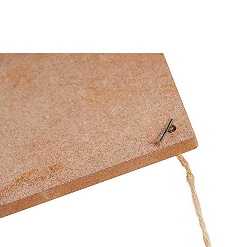 MNUT Letrero de Madera Colgante para Cuarto de niños, diseño de Perro Carlino en la bañera y peluquería, champú de Goma, con Imagen de Dibujos Animados de 10 x 5 Pulgadas