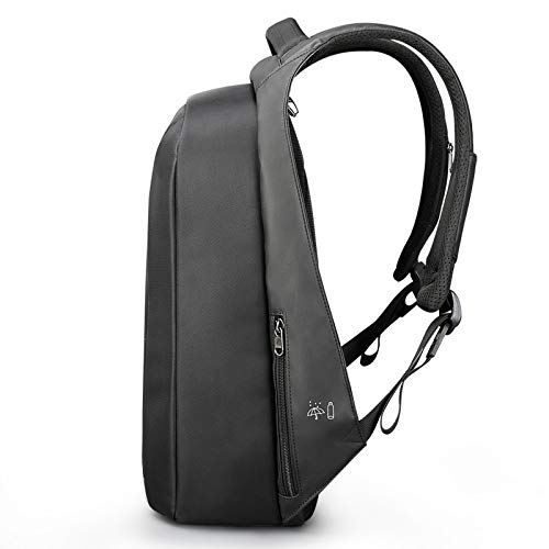 Mochila antirrobo para hombres o mujeres en la escuela de negocios, portátil de 15.6 pulgadas (negro)