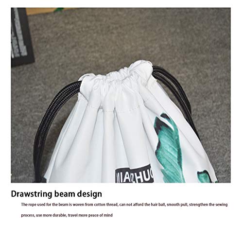 Mochila Cordón Niña, Impermeable Estilo Bolsa De Tela con Cordón Bolsa De Almacenamiento Viajes Al A