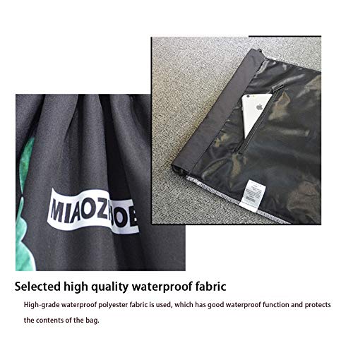 Mochila Cordón Niña, Impermeable Estilo Bolsa De Tela con Cordón Bolsa De Almacenamiento Viajes Al A