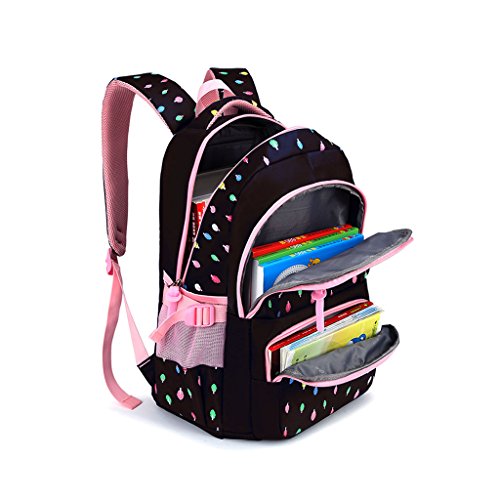 Mochila Escolar para niños,Bolsa de Escuela para niños Mochila Chica Mochila Bolsas de Hombro livianas Bolsa de Escuela de Nylon Chico Mochila Adolescente portátil Mochila - Regro