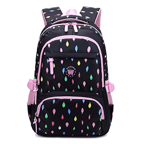 Mochila Escolar para niños,Bolsa de Escuela para niños Mochila Chica Mochila Bolsas de Hombro livianas Bolsa de Escuela de Nylon Chico Mochila Adolescente portátil Mochila - Regro