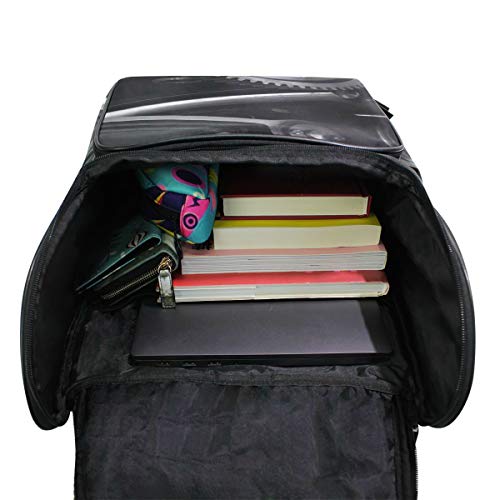 Mochila Mochila Mochila de Viaje Engranajes Dientes Máquina de máquinas Bolsa de Libros Viaje Informal Impermeable