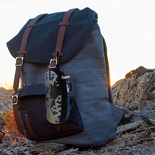 MODGS Funda De Gafas Caja De Vidrios Portátil Camuflaje Gafas De Sol Estuche De Cremallera Gafas De Sol Caja De La Correa del Bolso del Caso De Los Vidrios Caja Great Benefit