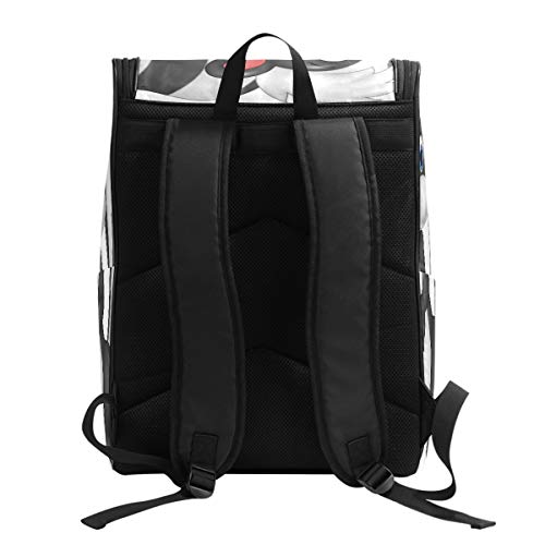 Mokale Dibujos Animados Mofeta agitando la Mano aislada en,Mochila Bolsa de Viaje Senderismo Colegio Estudiante Escuela de Viaje para Hombres o Mujeres