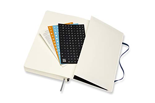 Moleskine - Agenda Diaria de 18 Meses 2019/2020, Calendario Académico con Tapa Blanda y Goma Elástica, Color Negro, Tamaño Grande 13 x 21 cm, 608 Páginas (AGENDAS 18 MOIS)